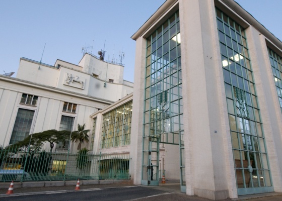 Fachada do prédio do Jockey Club, que é o maior devedor de IPTU de São Paulo (SP)