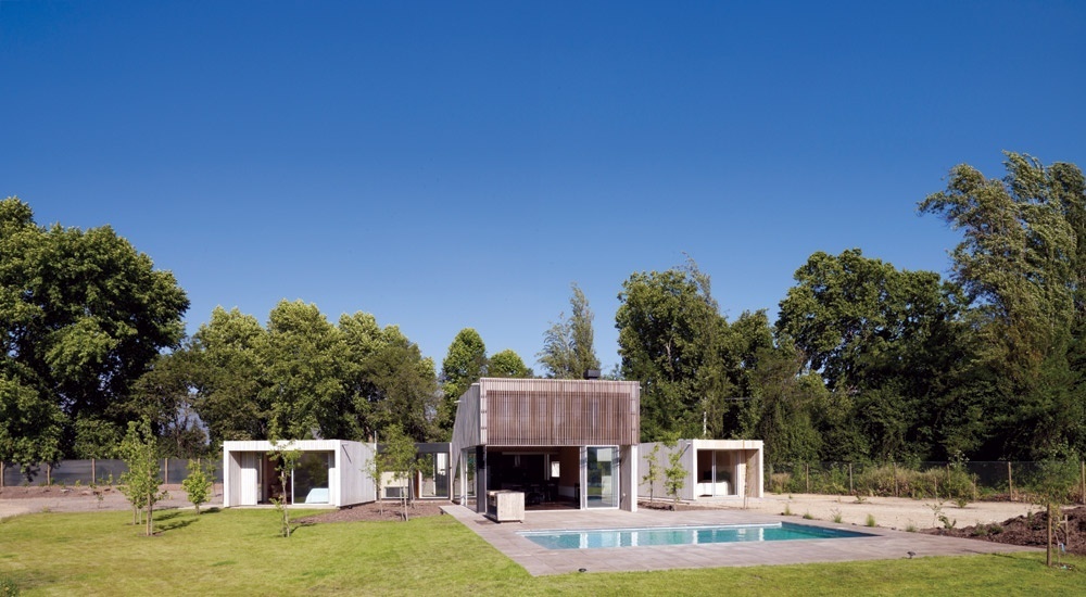 Casa Finger Joint, em Valparaíso, no Chile. Projeto arquitetônico do escritório chileno Land Arquitectos - Cristobal Palma / Divulgação