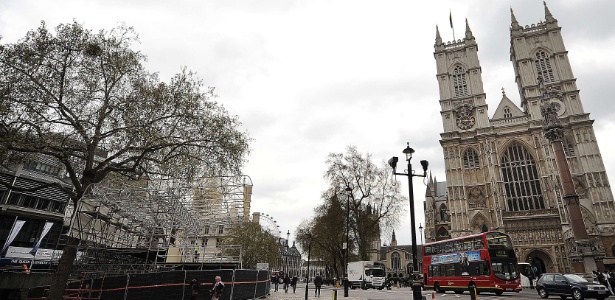 Abadia de Westminster, em Londres, palco de casamentos e coroações da monarquia - AFP