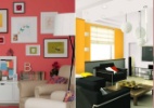 Tons quentes e contrastes são tendências de cores para a decoração em 2012 - Divulgação/ Montagem